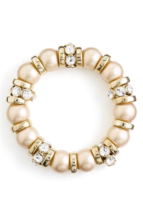 givenchy 1977 pearl bracelet gokd yine
